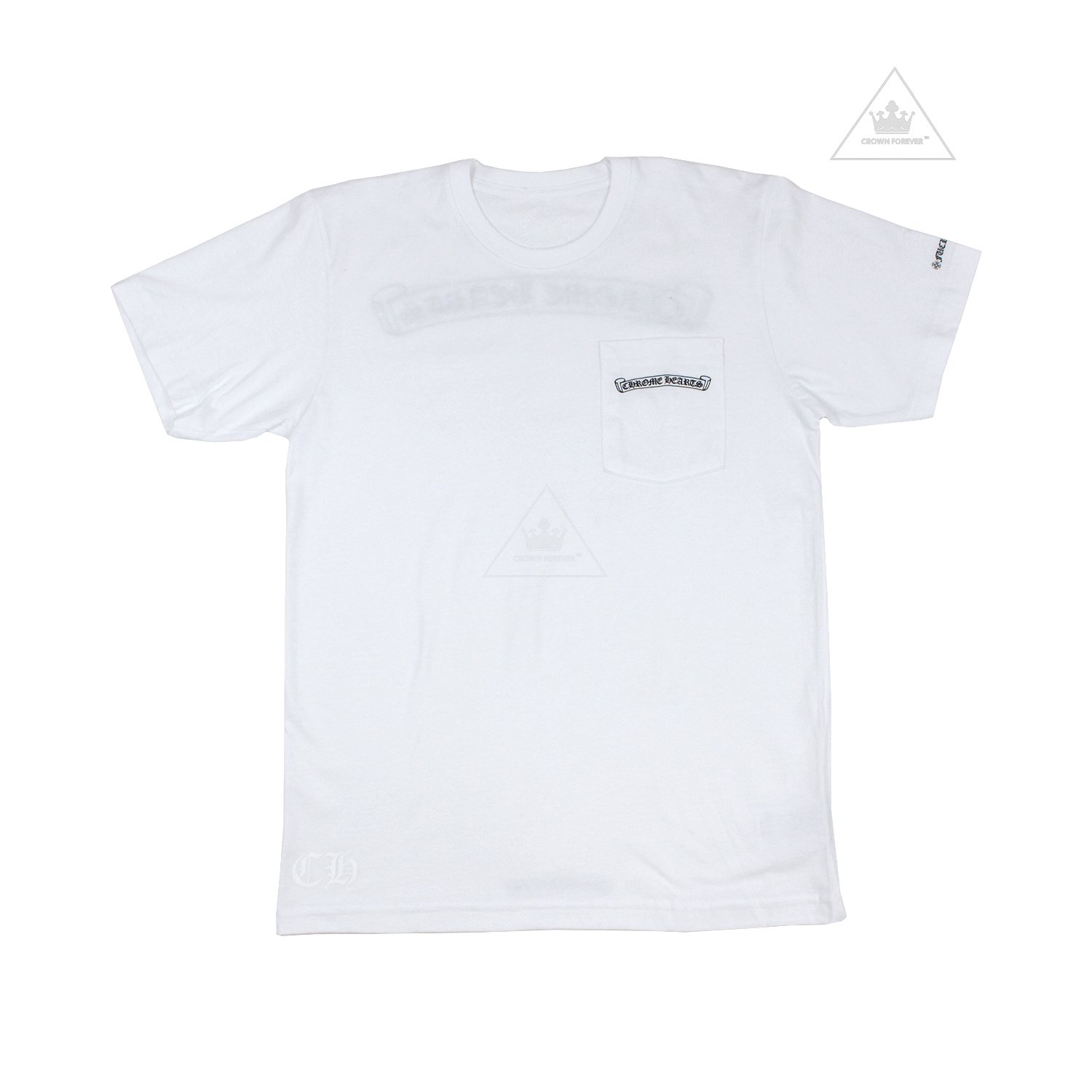 【クロムハーツCH】スクロールラベルホワイトTシャツ - 海外ブランド・ファッション通販【GXOMENS】