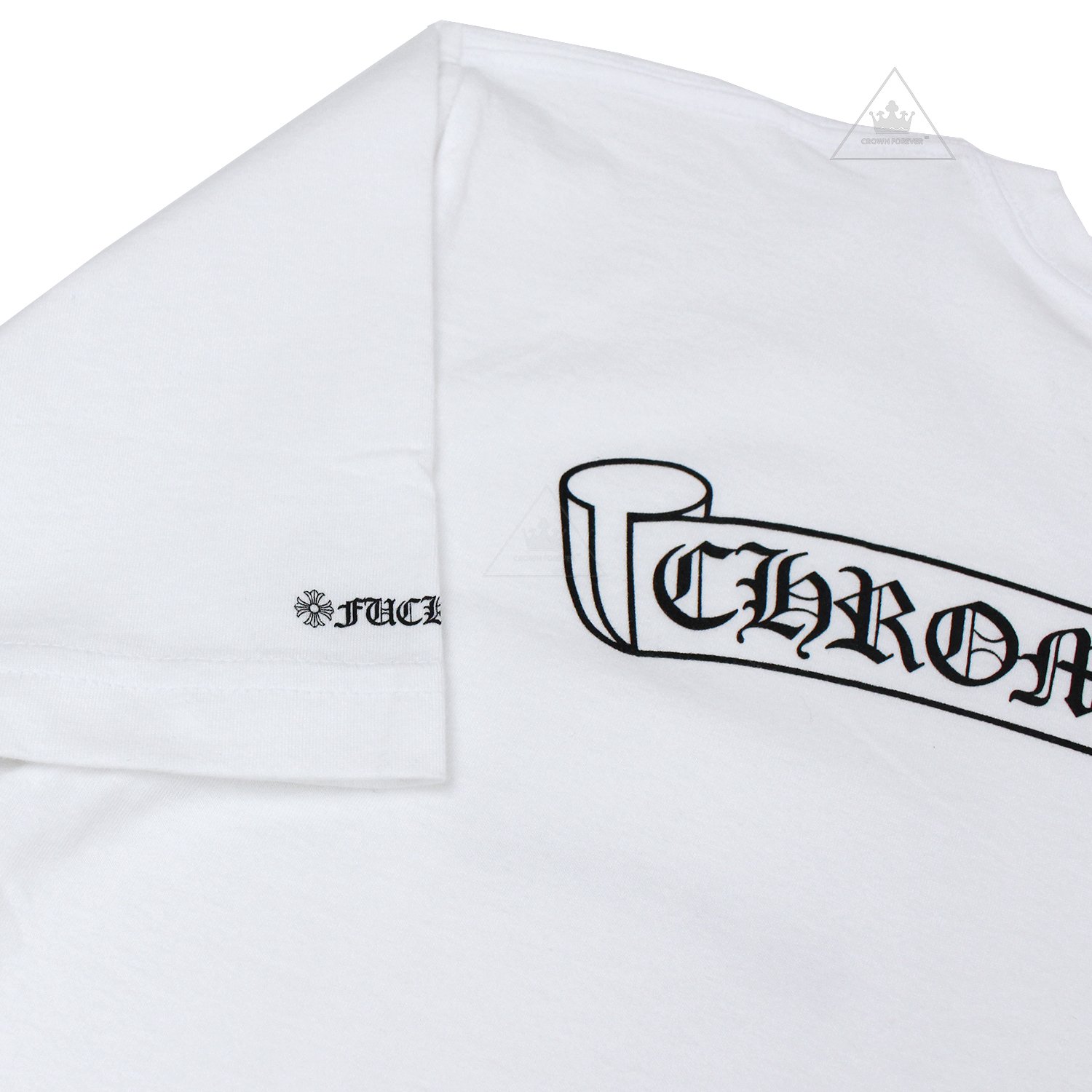 【クロムハーツCH】スクロールラベルホワイトTシャツ - 海外ブランド・ファッション通販【GXOMENS】