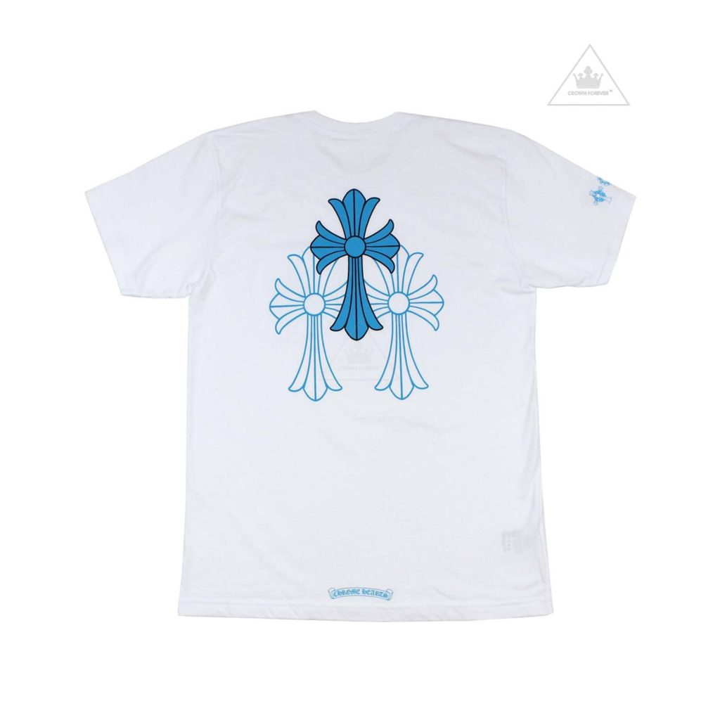 クロムハーツ　Tシャツ　ライトブルー　ワンホン CHROME HEARTS クロムハーツ（原本無） 国内正規品 東京限定 CH