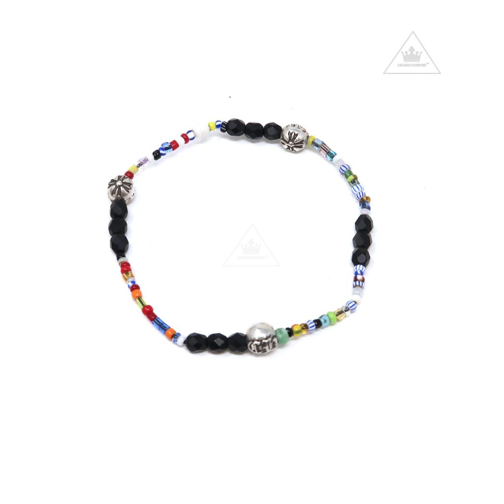 CHROME HEARTS クロムハーツ ホワイトマーブルビーズブレスレット