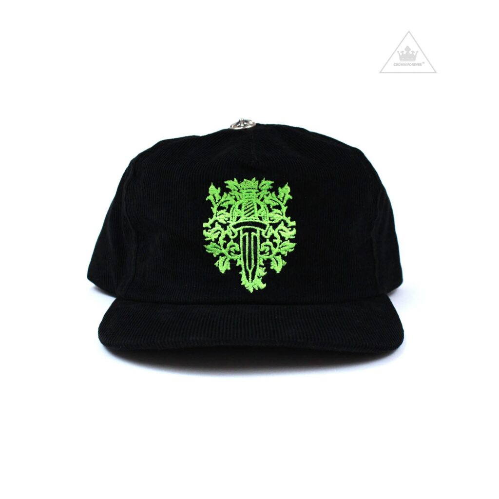 CHROME HEARTS CHコーデュロイイエローメッシュキャップ CHROME HEARTS 新品 クロムハーツ 帽子 ブラック イエロー CH
