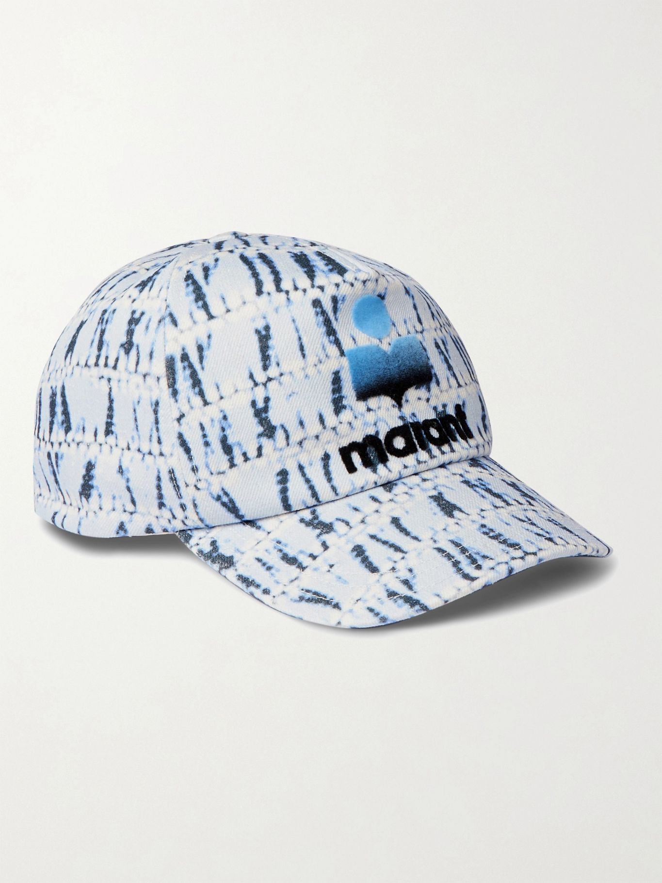 【ISABEL MARANT（イザベル マラン）】Logo-Flocked コットンキャップ・帽子 - 海外ブランド・ファッション通販