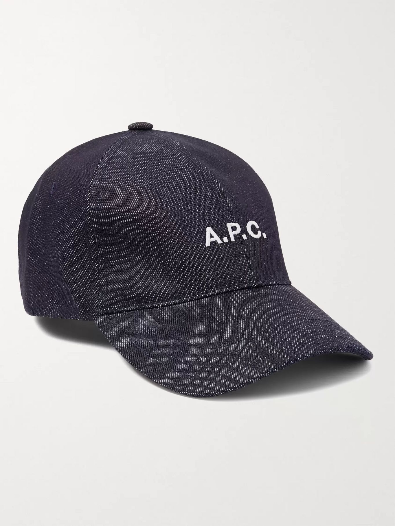 【A.P.C.（アー・ペー・セー）】Logo-Embroidered デニムキャップ・帽子 - 海外ブランド・ファッション通販【GXOMENS】