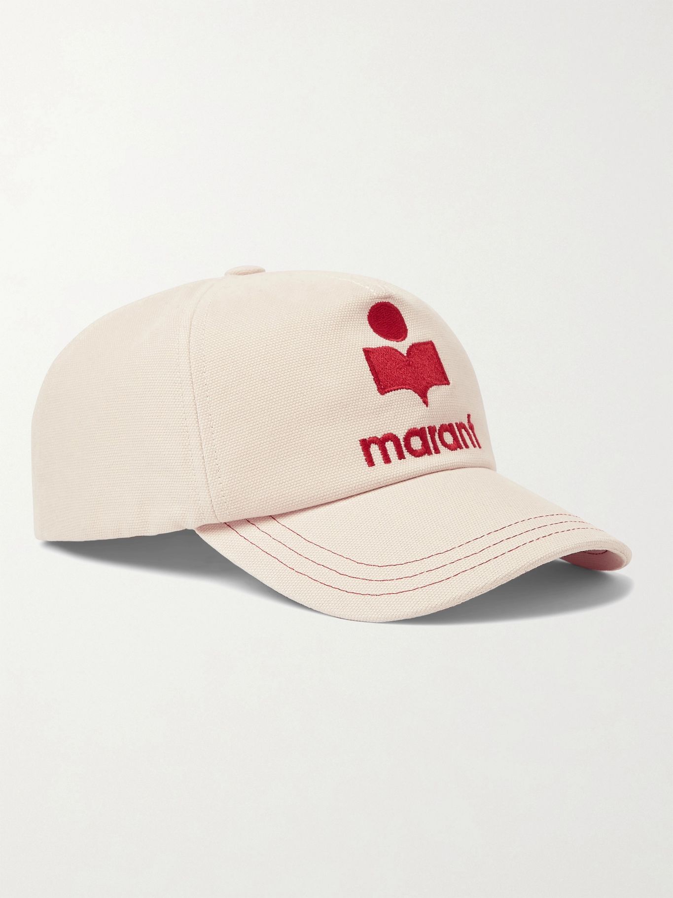 【ISABEL MARANT（イザベル マラン）】Logo-Embroidered コットンキャップ・帽子