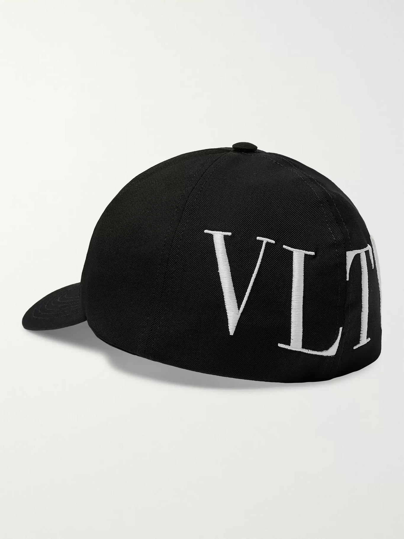 【VALENTINO（ヴァレンティノ）】Logo-Embroidered ロゴ刺繍 ウールキャップ・帽子 - 海外ブランド・ファッション通販