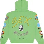 コラボ【CHROME HEARTS x MATTY BOY】リンク パーカー ライム CHROME HEARTS × MATTYBOY◇リンク フーディ パーカー ライム