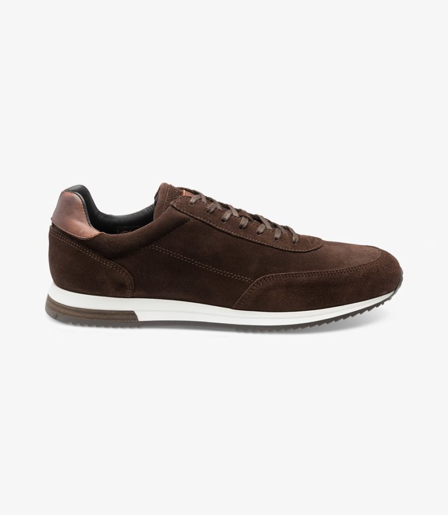 【新品未使用】Loake ローク レザー スエード ベルト ダークブラウン 新品未使用】Loake ローク レザー スエード ベルト ダーク