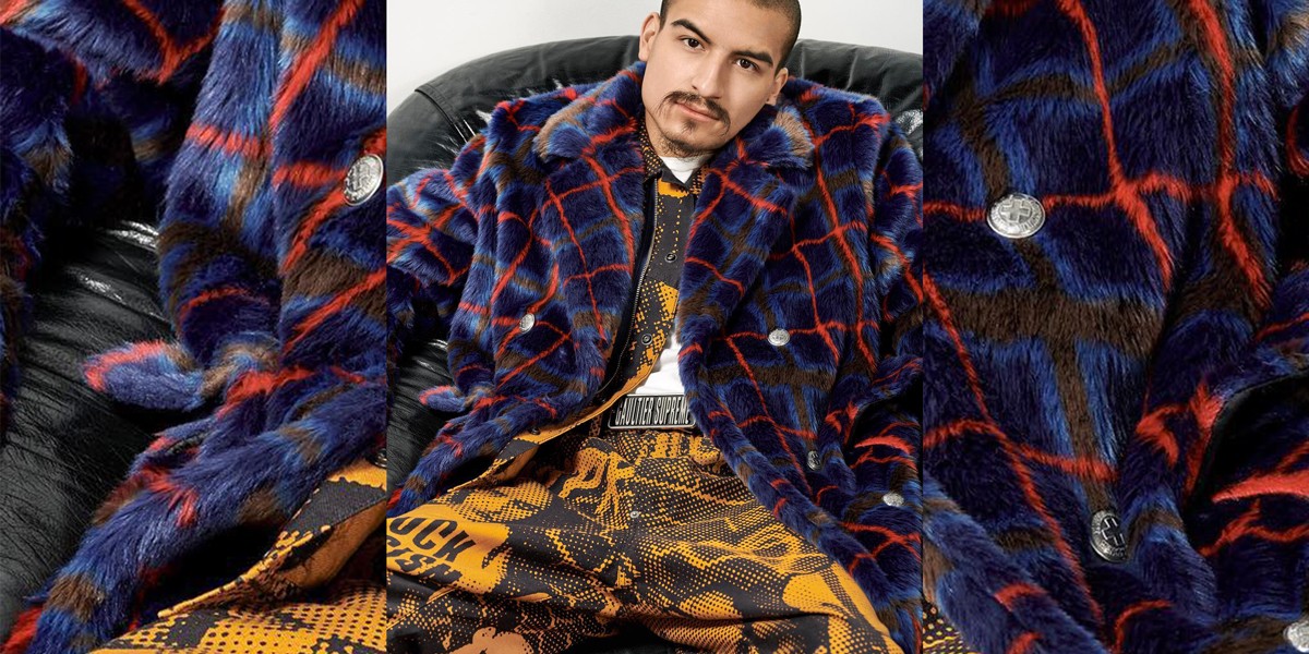 Supreme Jean Paul Gaultier Faux Fur Coat