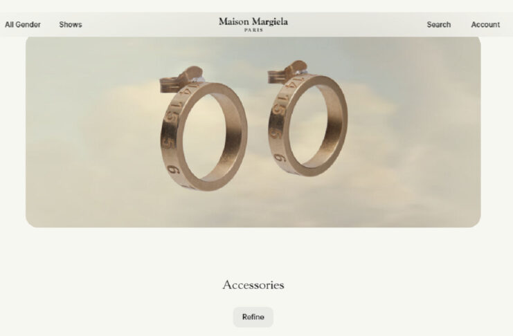 新品】メゾンマルジェラ したし MAISON MARGIELA ジュエリー  