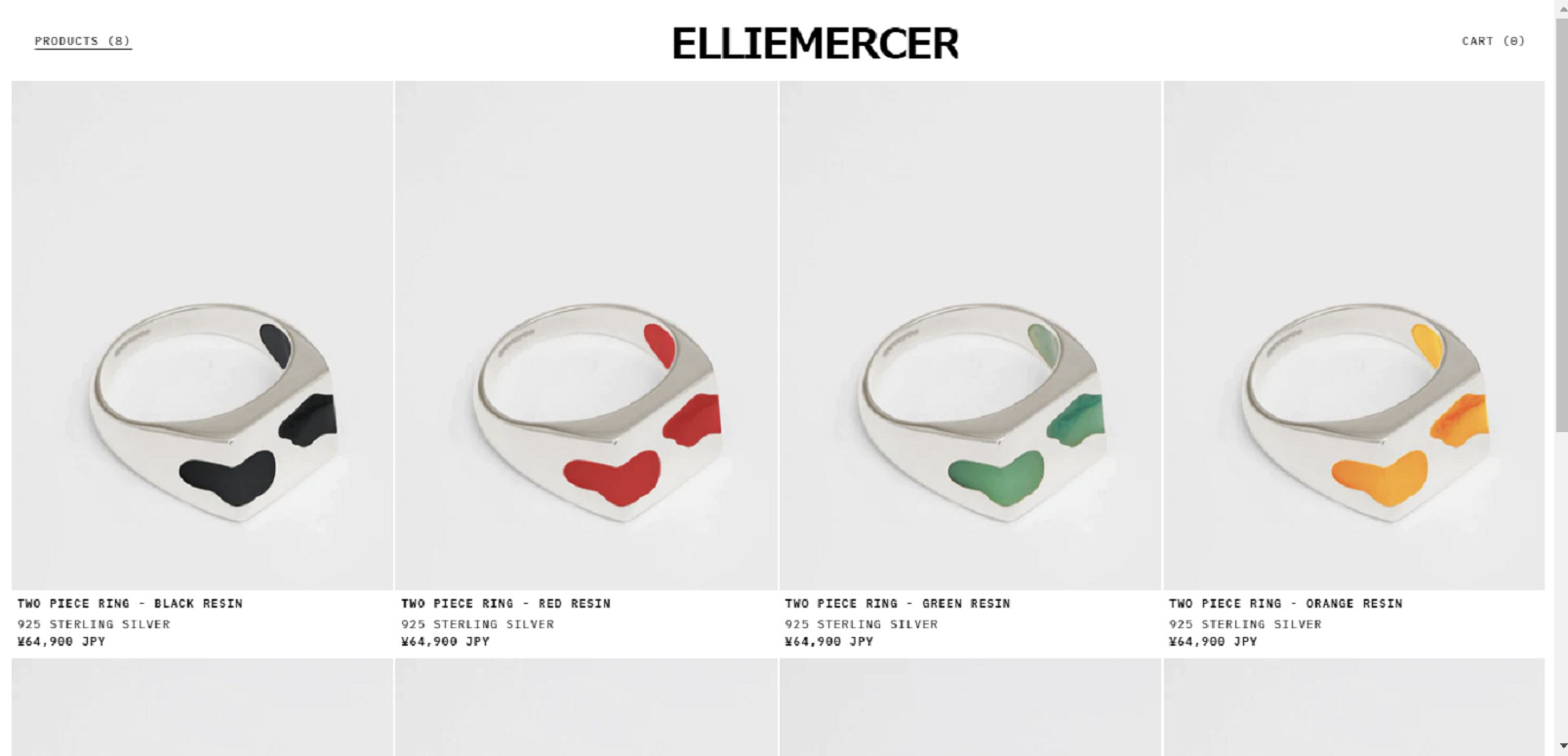 ELLIE MERCER（エリー・マーサー）】シルバーやゴールドを